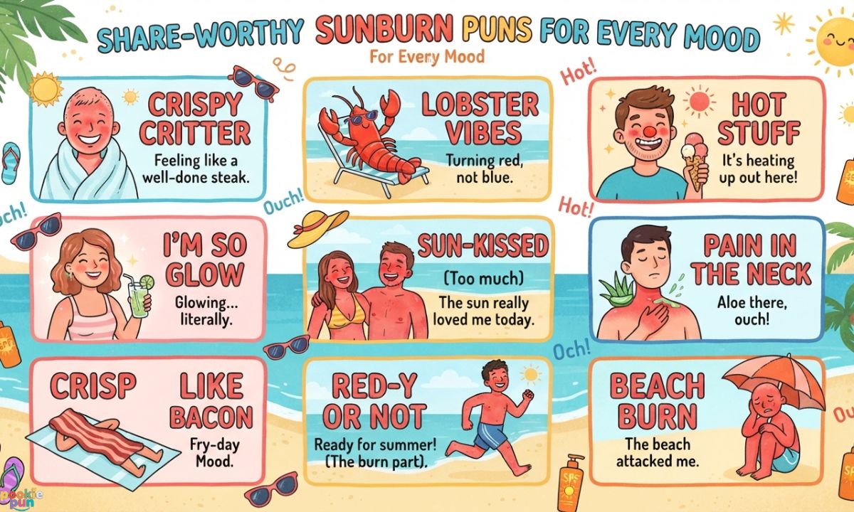 Sunburn Puns for Every Mood