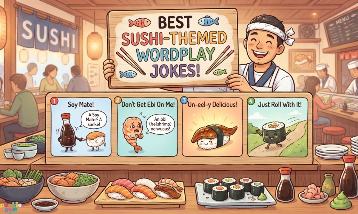 Sushi-Themed Wordplay Jokes