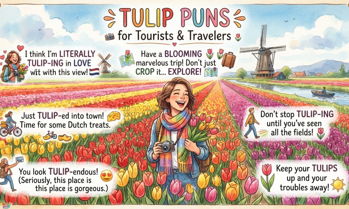 Tulip Puns for Tourists 