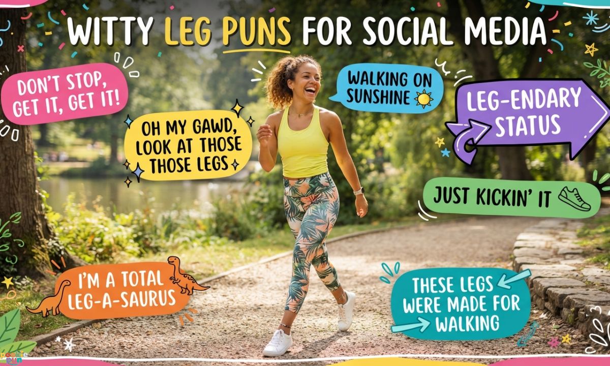 Witty Leg Puns for Social Media