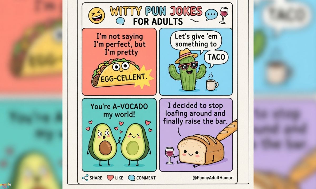 Pun Jokes for Adults for Social Media