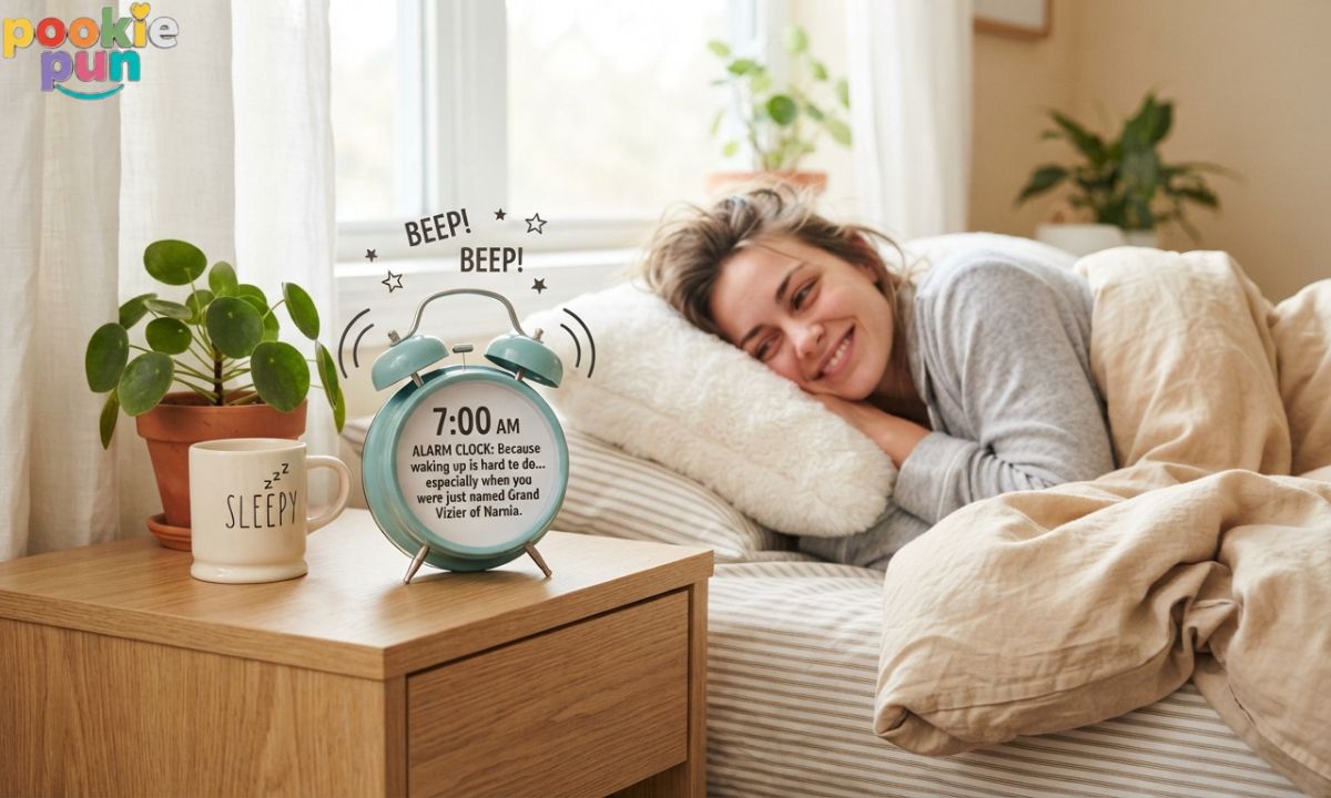 Alarm Clock and Sleepy-Morning Jokes