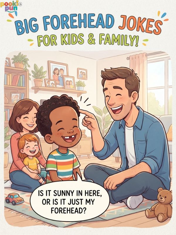 Clean Big Forehead Jokes for Kids and Family