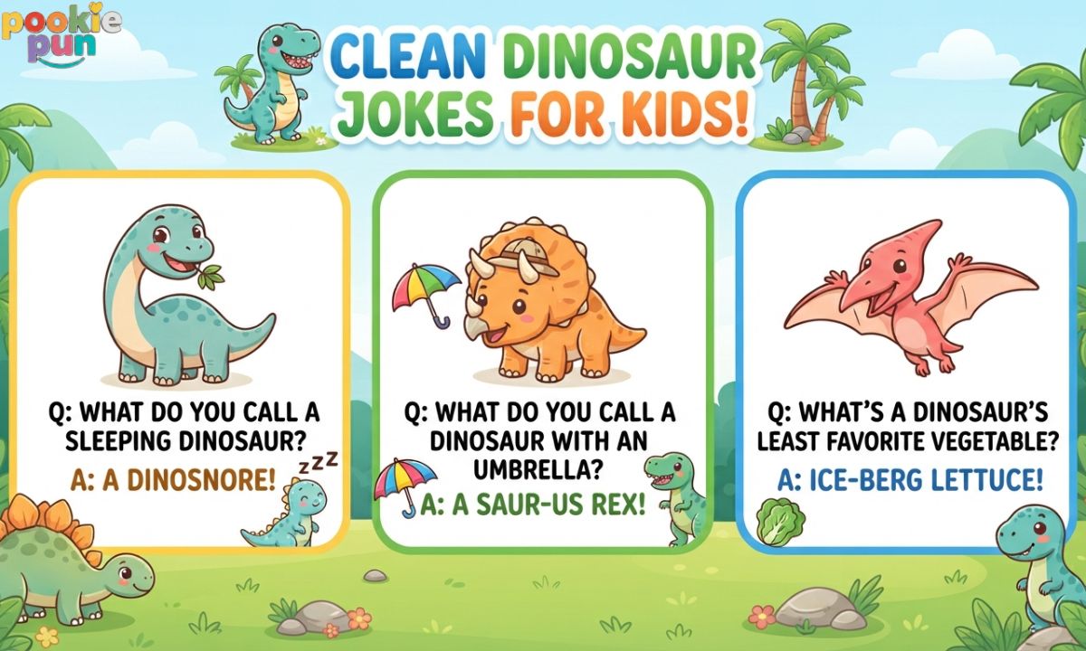 Clean Dinosaur Jokes for Kids