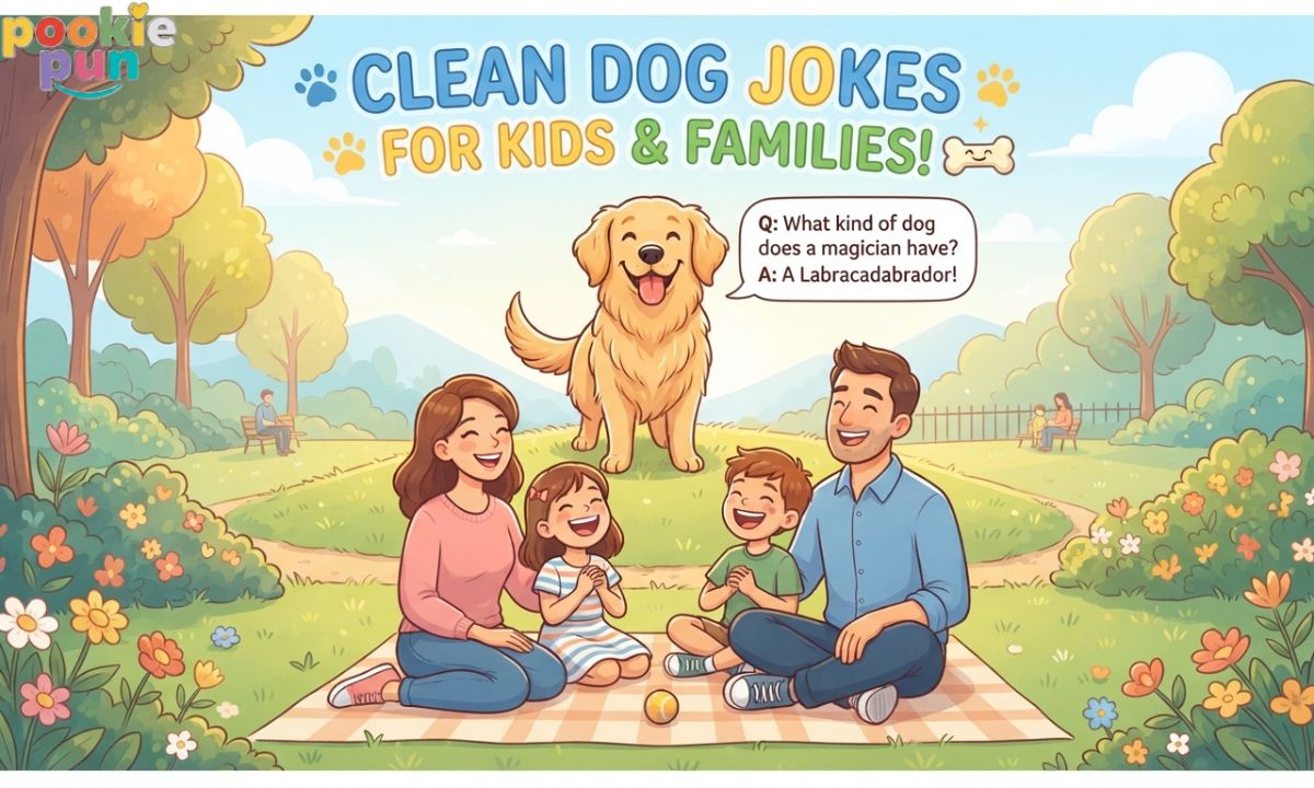 Clean Dog Jokes for Kids and Families