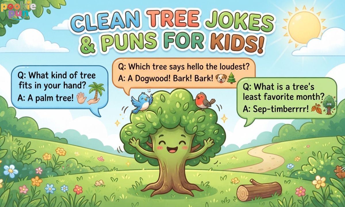 Clean Tree Puns for Kids