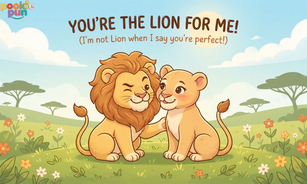 Cute and Flirty Lion Puns