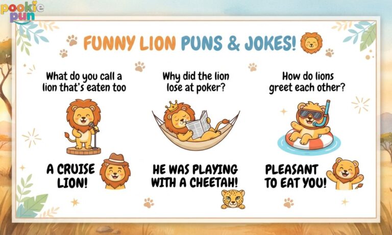 Funny Lion Puns and Jokes