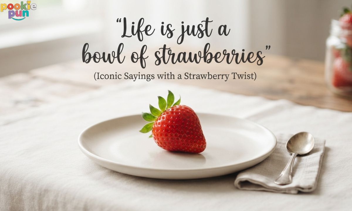 Iconic Sayings with a Strawberry Twist