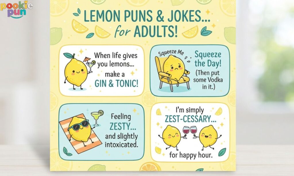 Lemon puns and jokes for adults