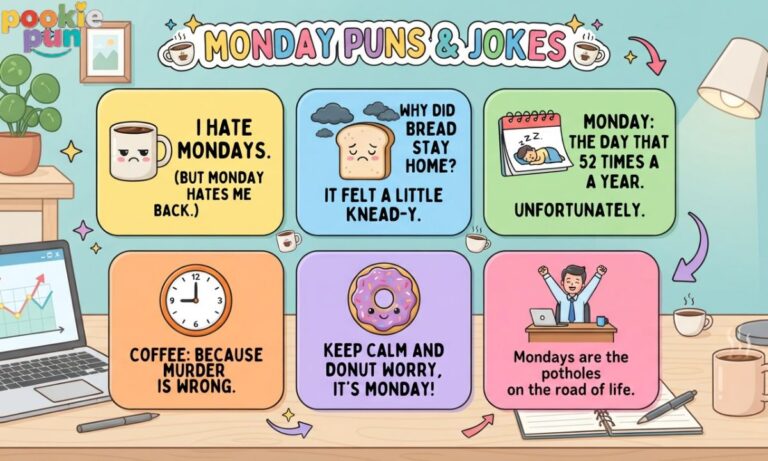 Monday Puns and Jokes