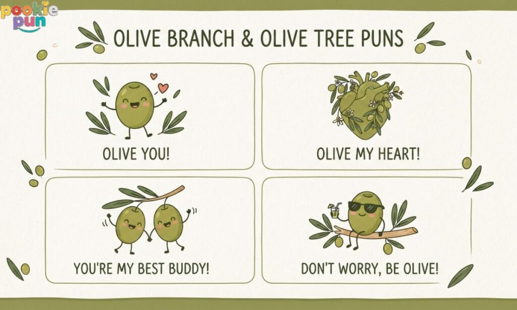 Olive Branch and Olive Tree Puns