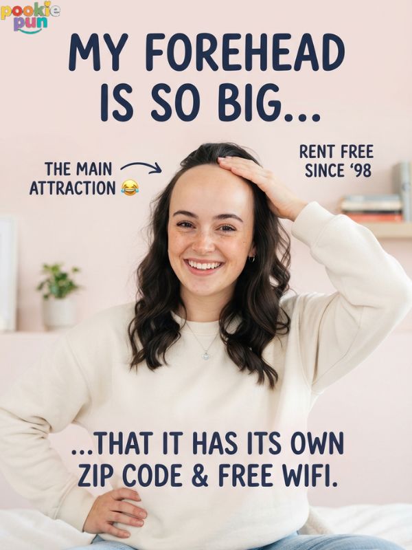 Self-Roast Big Forehead Jokes