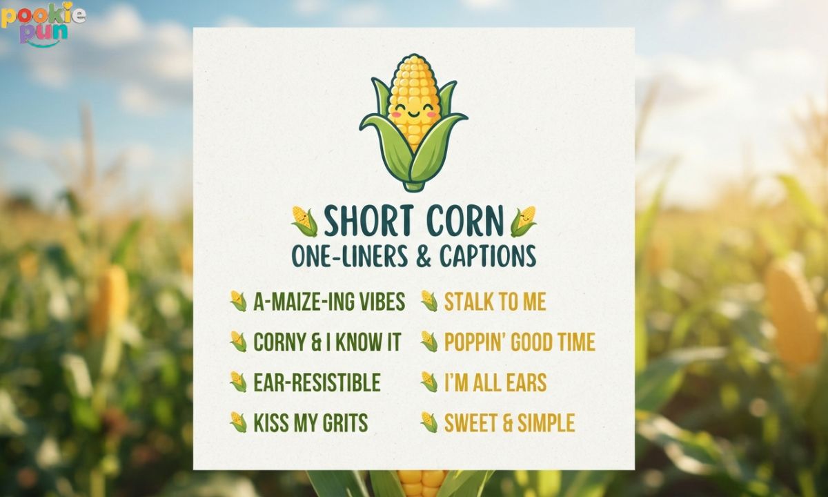 Short Corn One-Liners and Captions