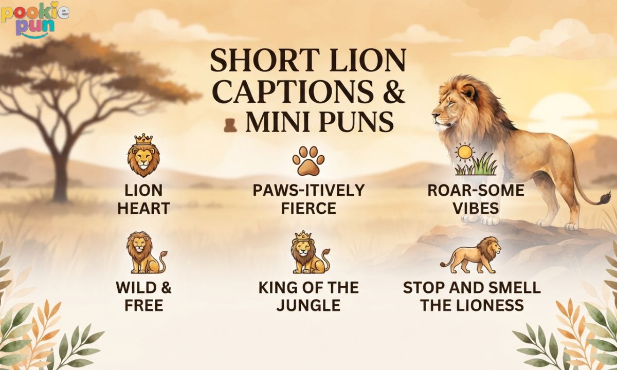 Short Lion Mini Puns